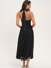 Women Lakeside Midi Dress - Black