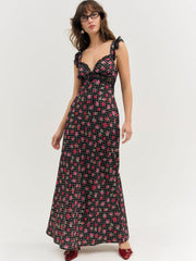 Women Clarisse Maxi Dress - Black