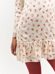 Women Adahlia Floral Mini Dress - Cream