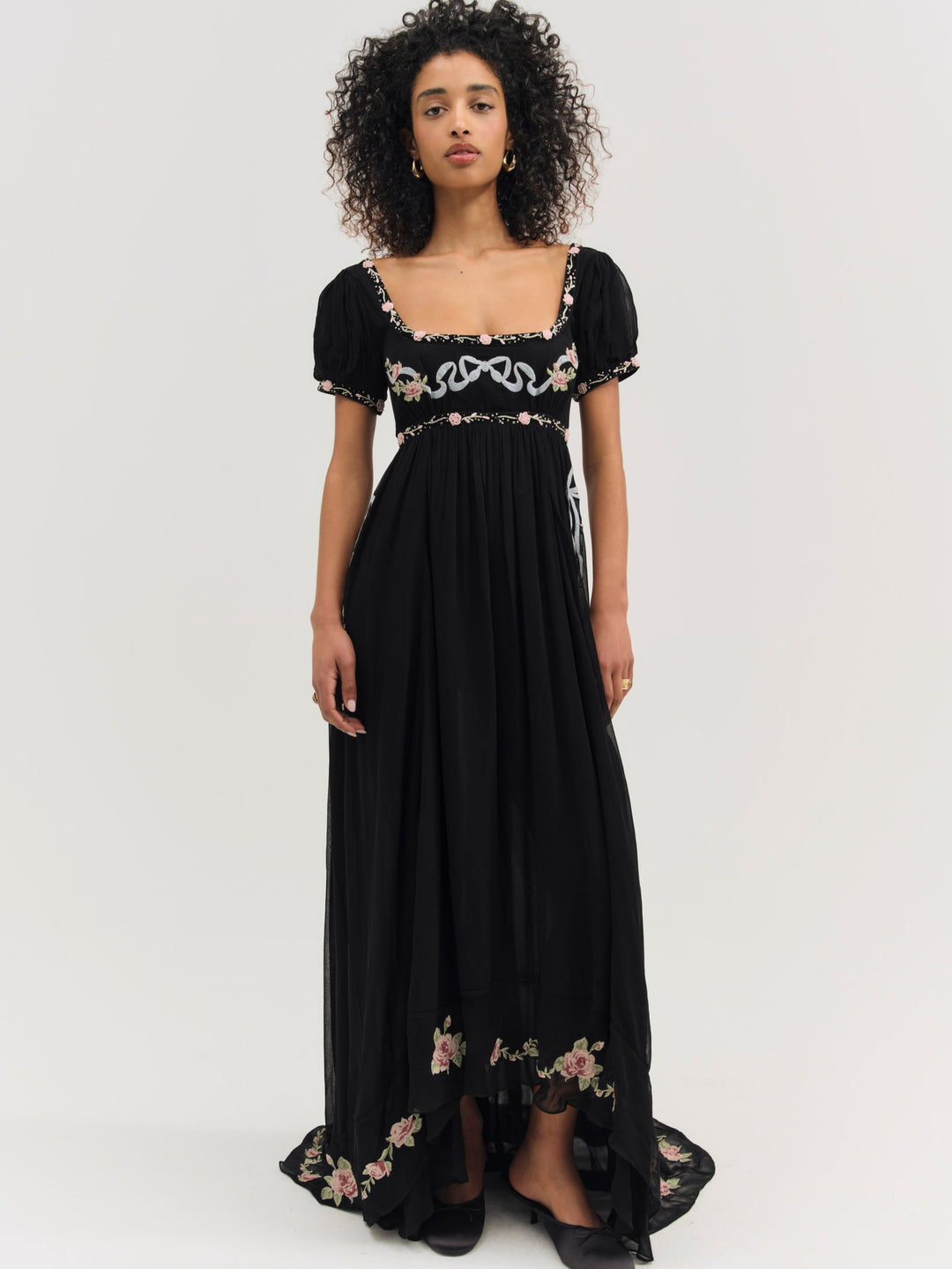 Women Rosemarie Maxi Dress - Black