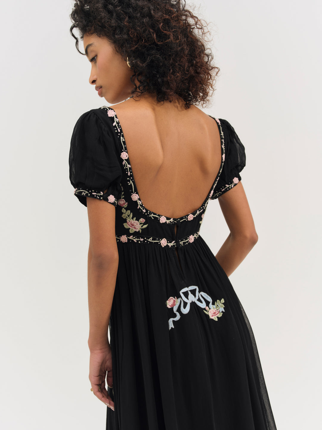 Women Rosemarie Maxi Dress - Black