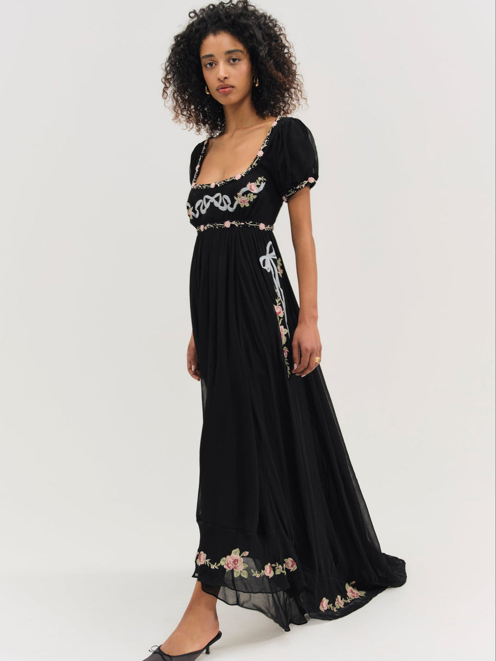 Women Rosemarie Maxi Dress - Black