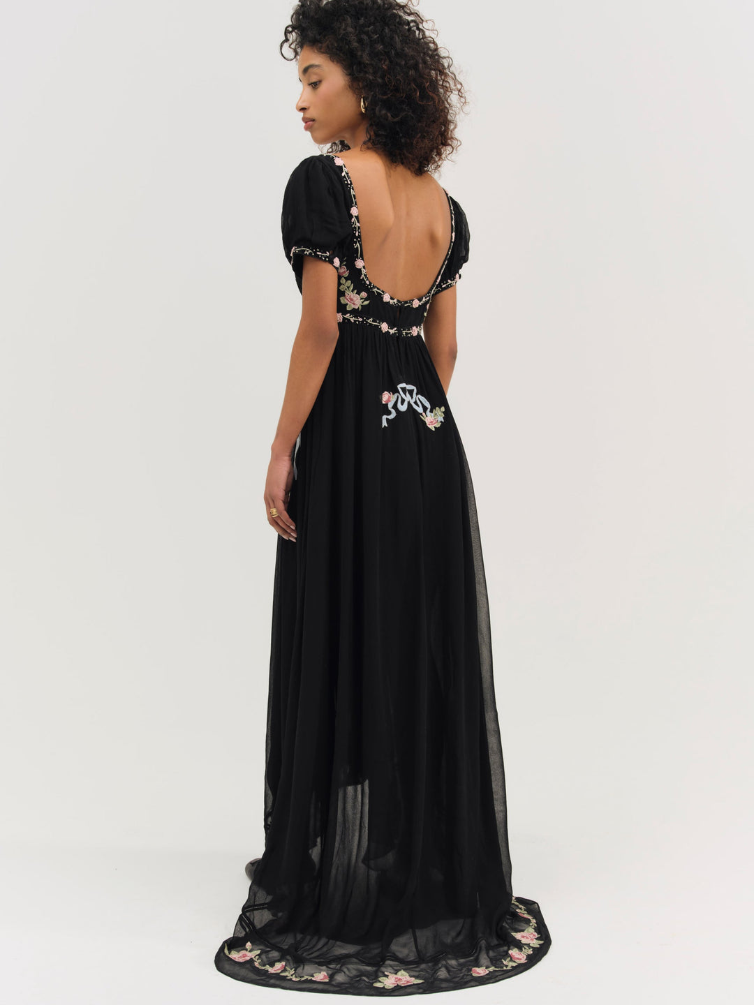 Women Rosemarie Maxi Dress - Black