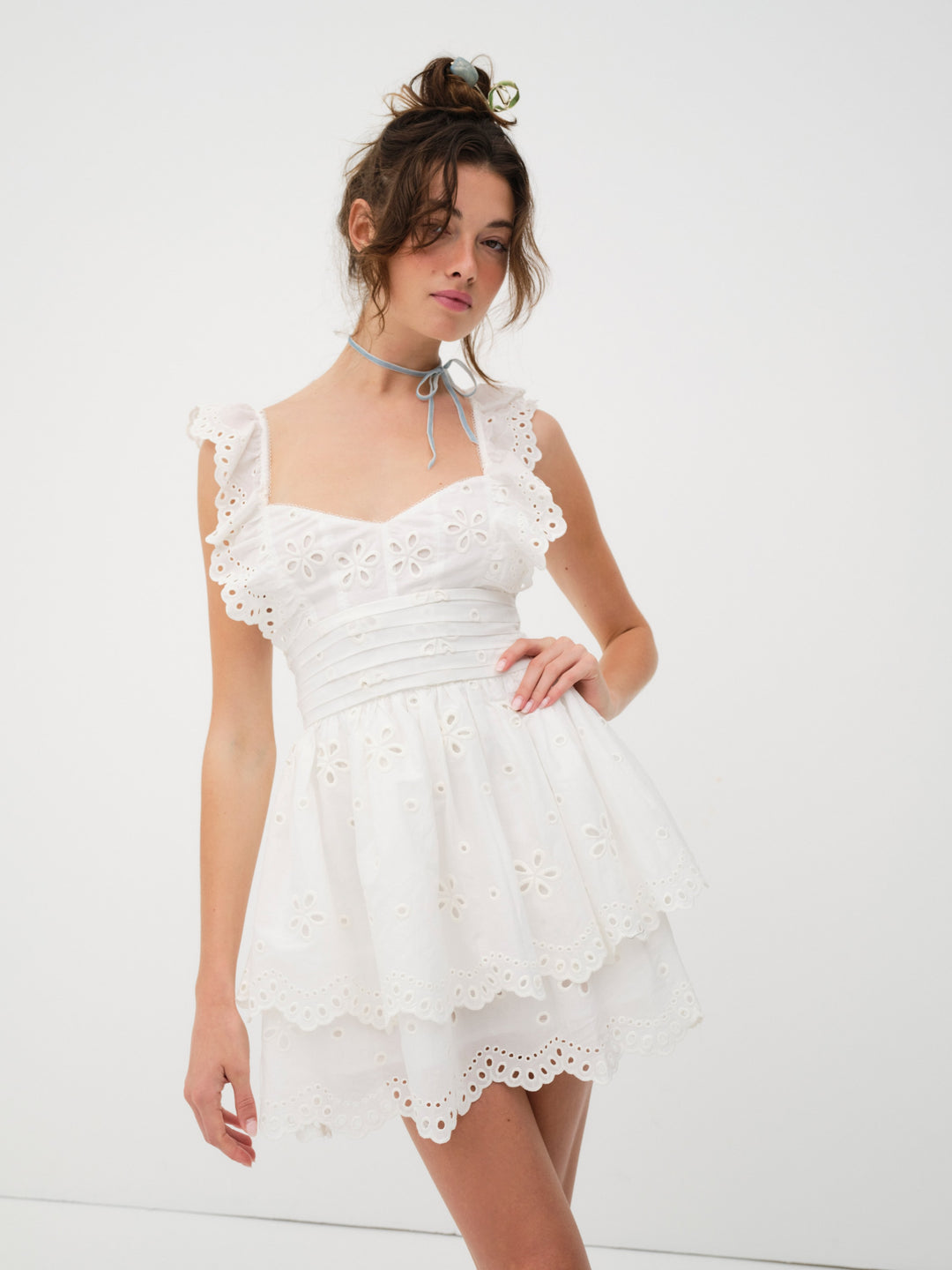 Women Serena Sleeveless Dress - White