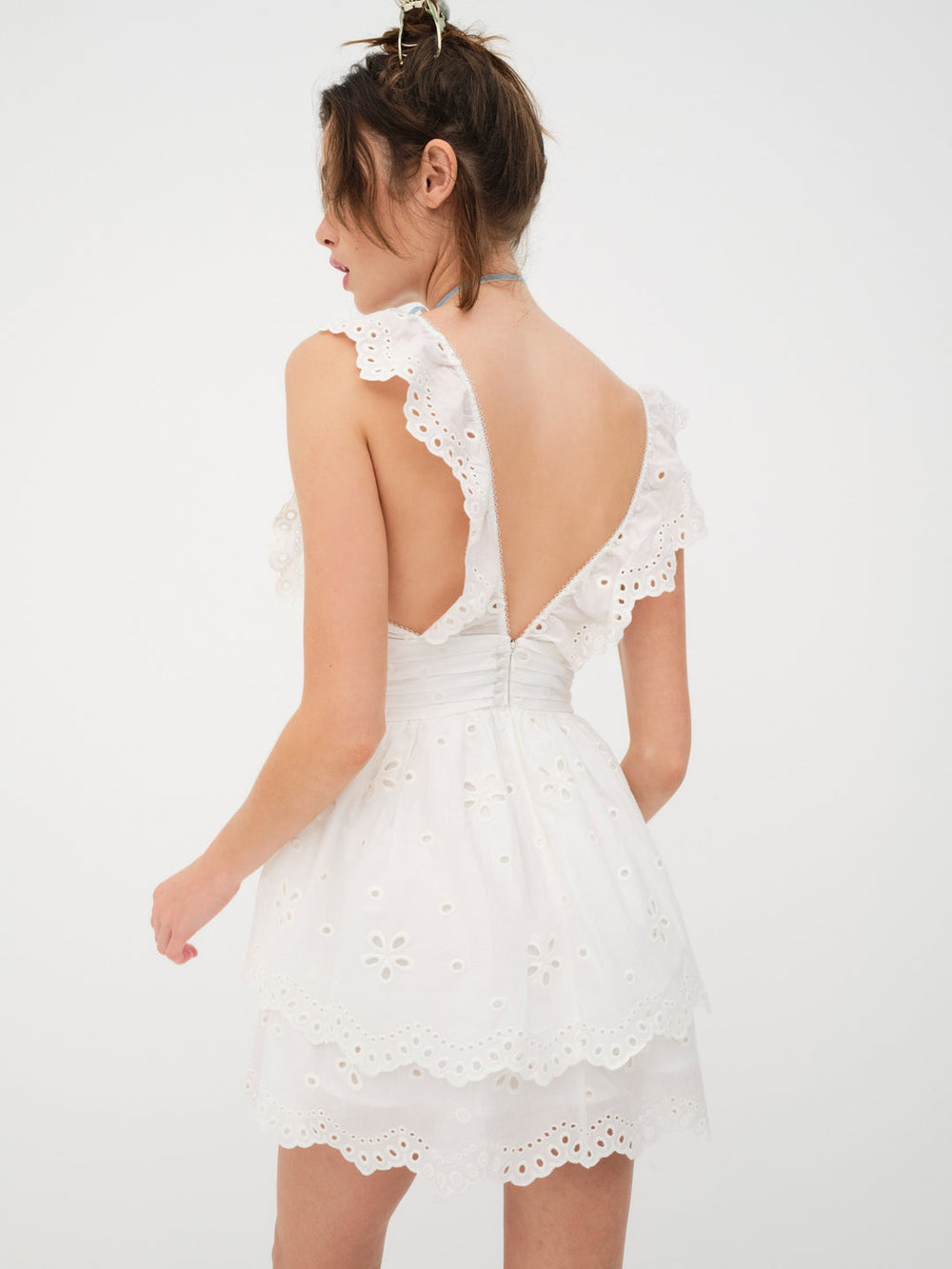 Women Serena Sleeveless Dress - White