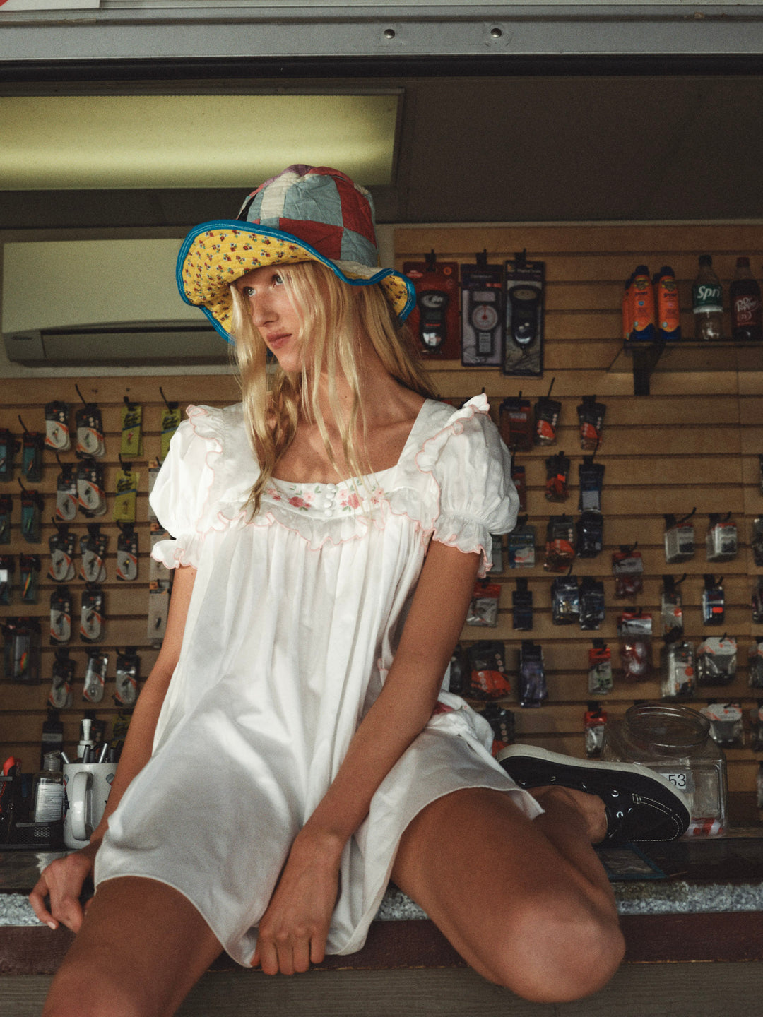 Women Tea Time Babydoll Dress - White