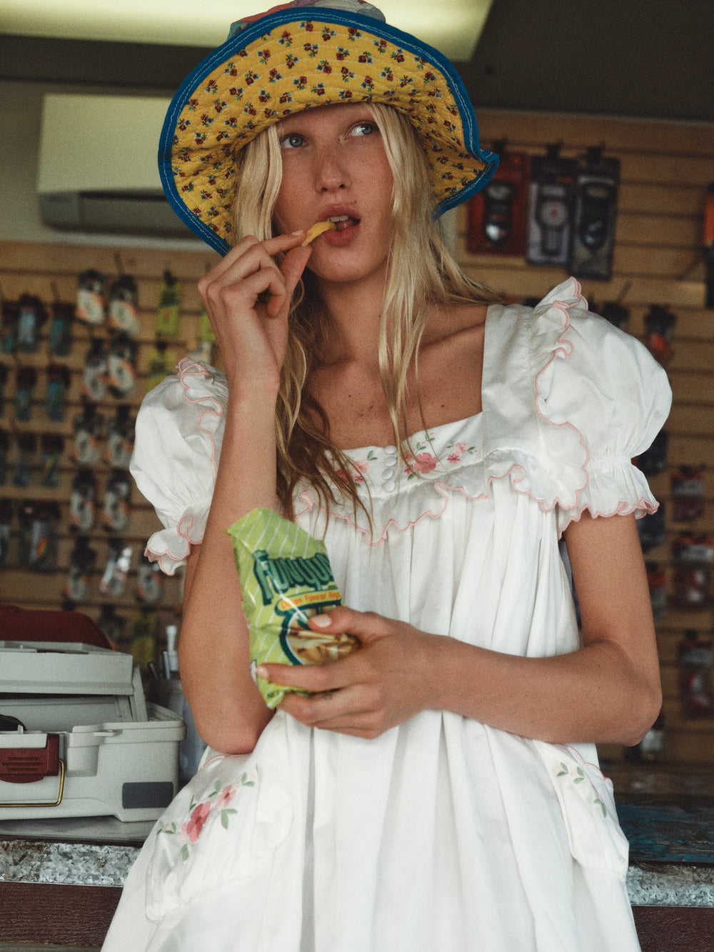 Women Tea Time Babydoll Dress - White