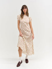 Women Adahlia Floral Maxi Dress - Cream