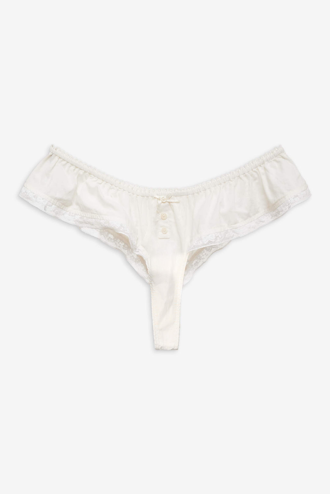 Women Venetia Thong Panty - Vintage Cream