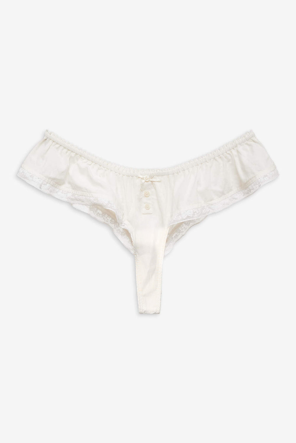 Women Venetia Thong Panty - Vintage Cream
