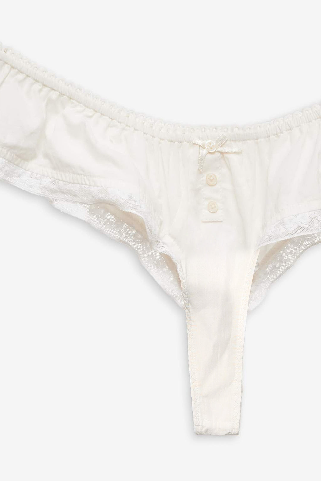 Women Venetia Thong Panty - Vintage Cream