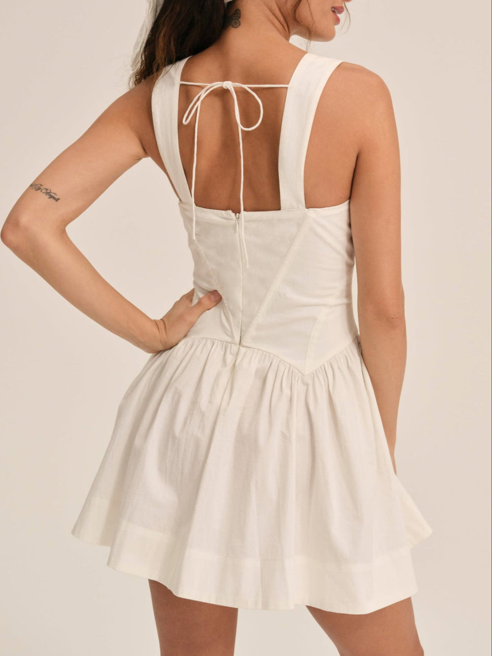 Women Chloe Mini Dress - White
