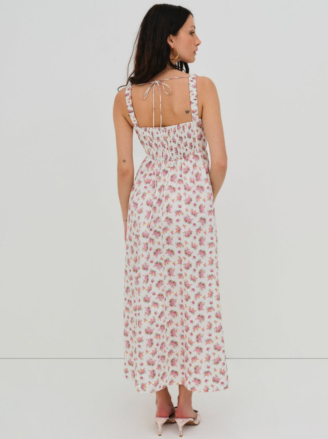 Women Etienne Midi Dress - Pink
