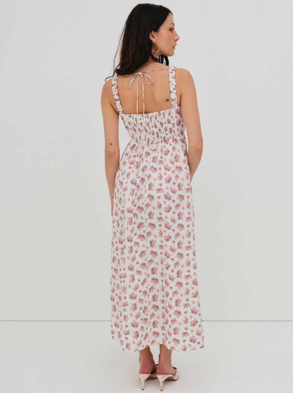 Women Etienne Midi Dress - Pink