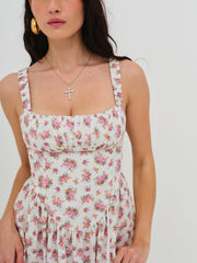 Women Etienne Midi Dress - Pink
