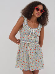 Women Strawberry Kiss Dress - Strawberry