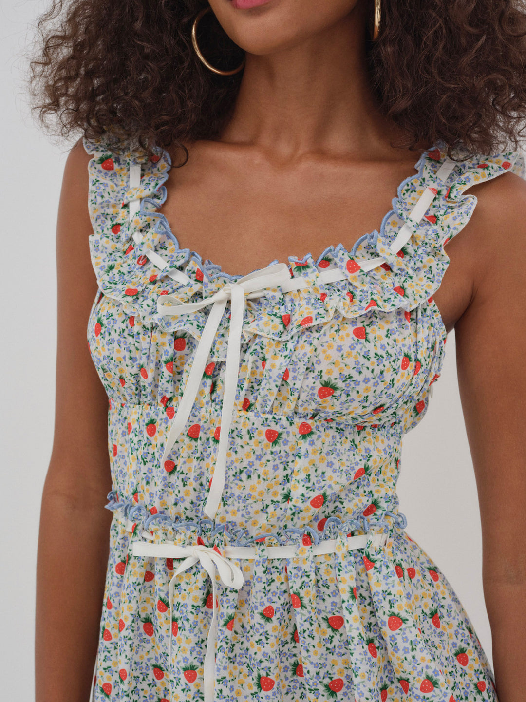 Women Strawberry Kiss Dress - Strawberry