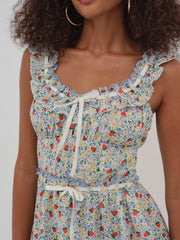 Women Strawberry Kiss Dress - Strawberry