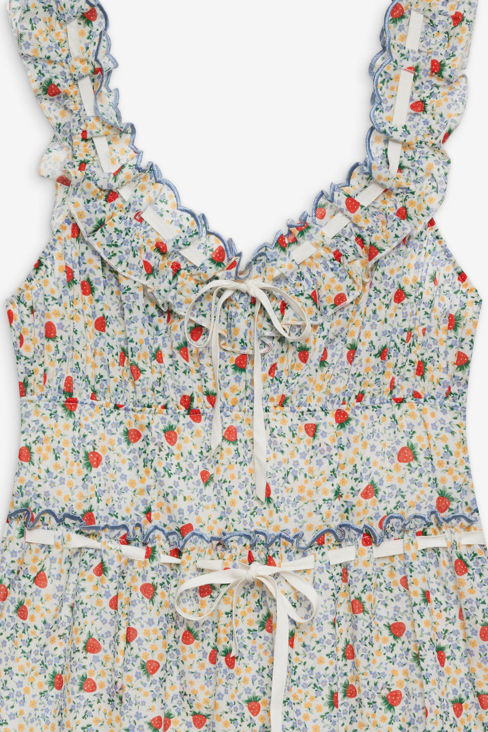 Women Strawberry Kiss Dress - Strawberry