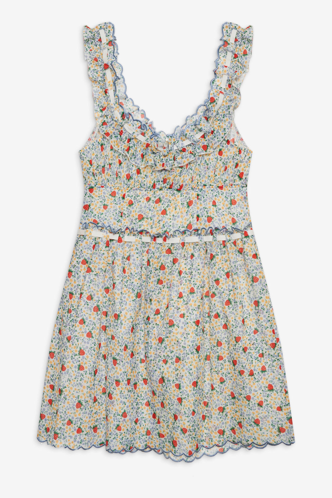Women Strawberry Kiss Dress - Strawberry