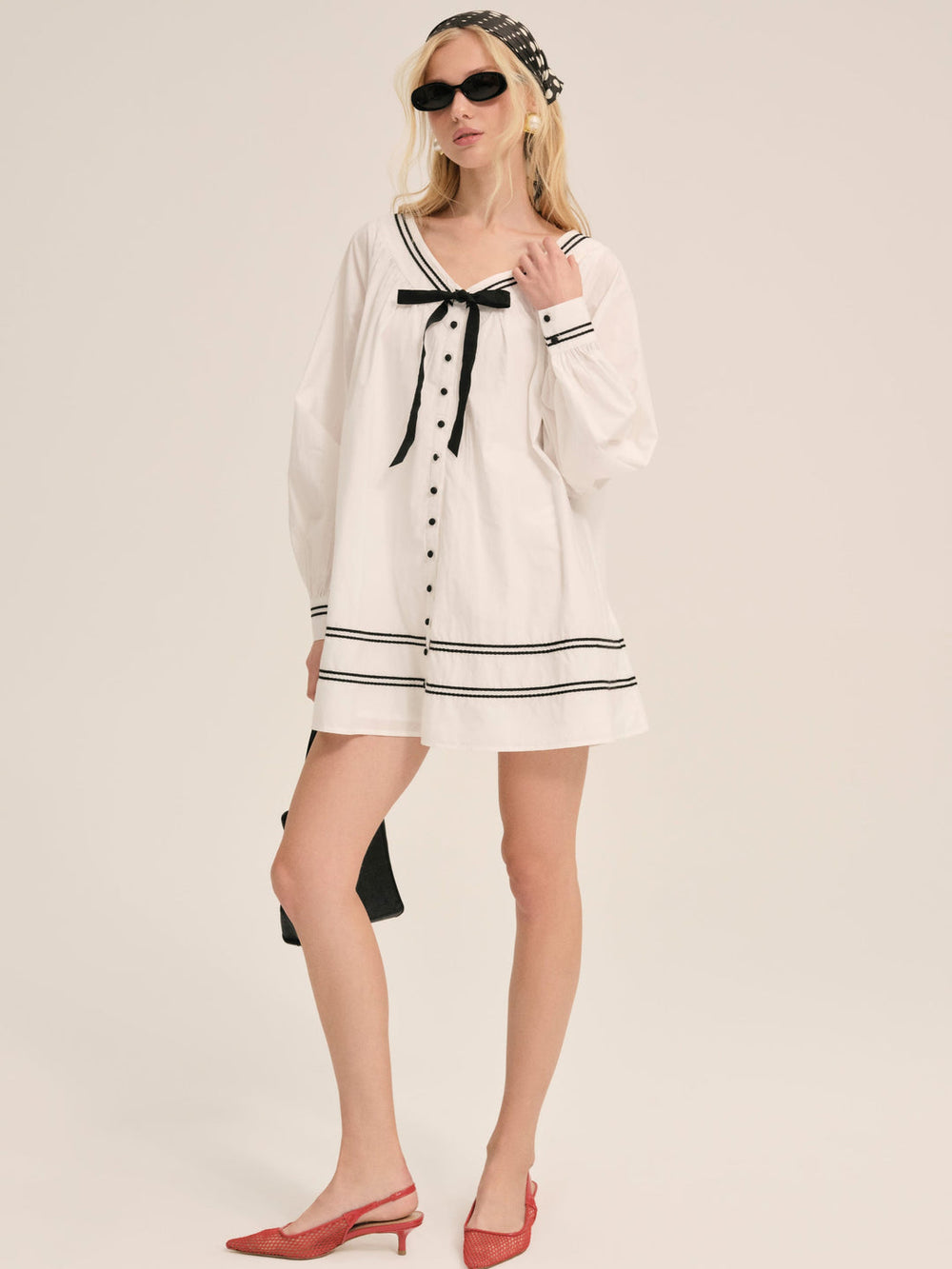 Women Shelly Mini Dress - White