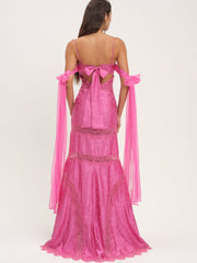Women Rita Lace Gown - Pink