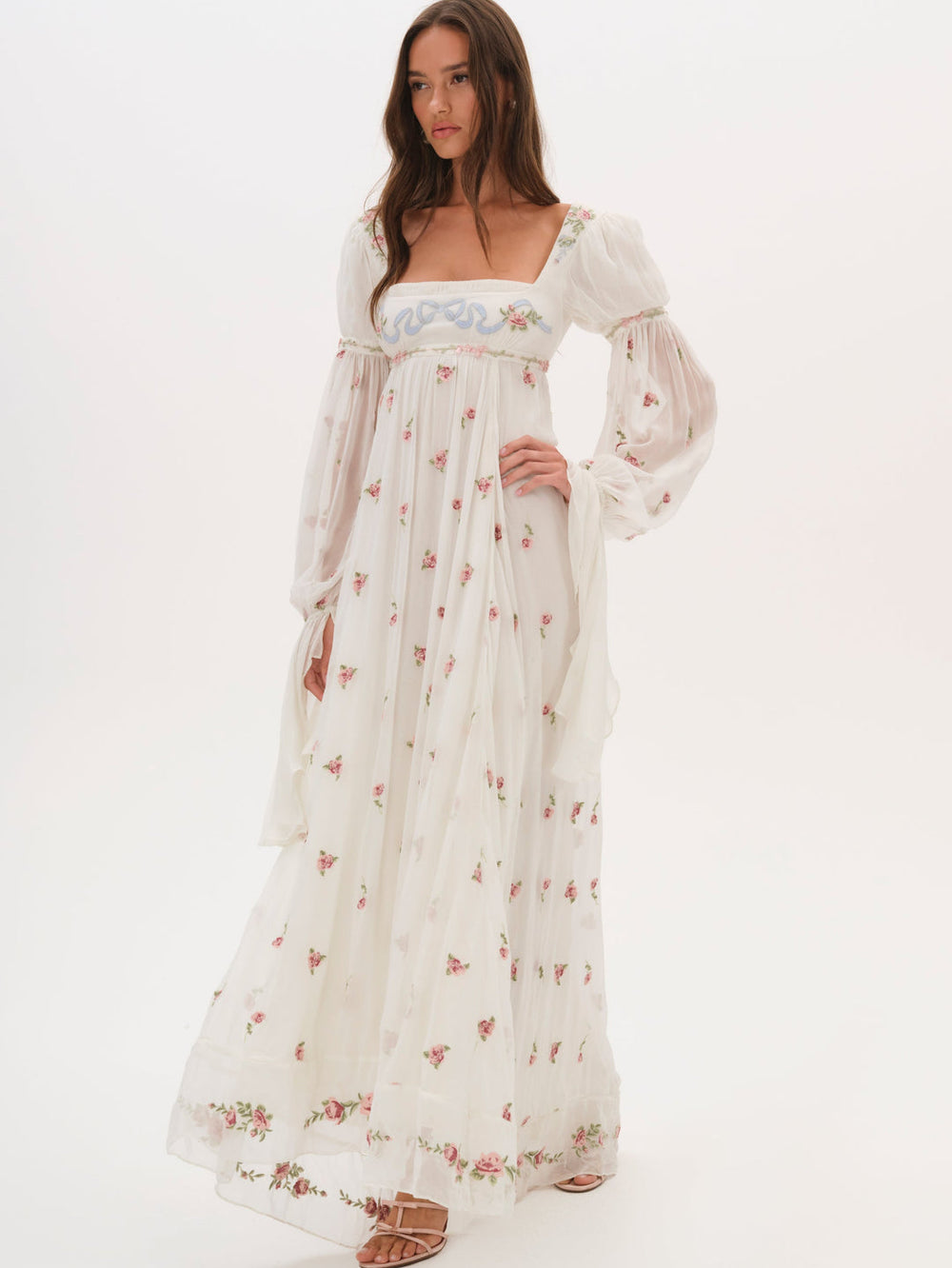 Women Julianne Maxi Dress - Cream