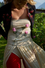 Women Ophelie Organza Maxi Dress - Blush