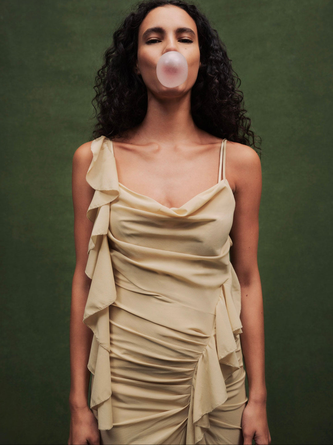Women Fernanda Gown - LT Olive