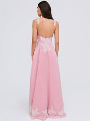 Women Clemence Maxi Dress - Pink