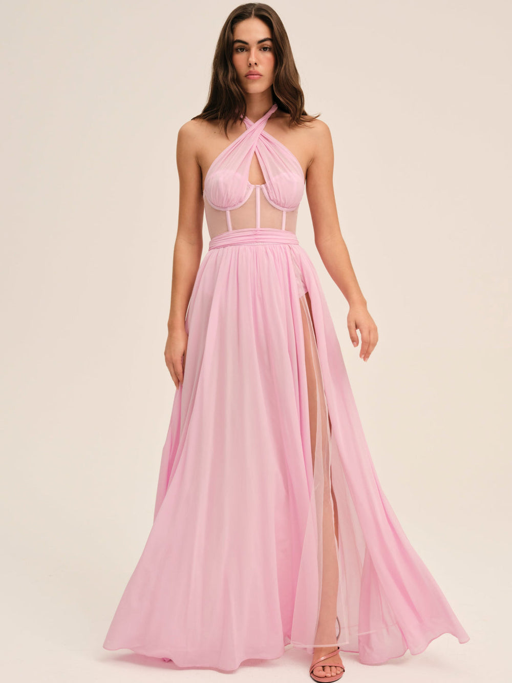 Women Anya Gown - Pink
