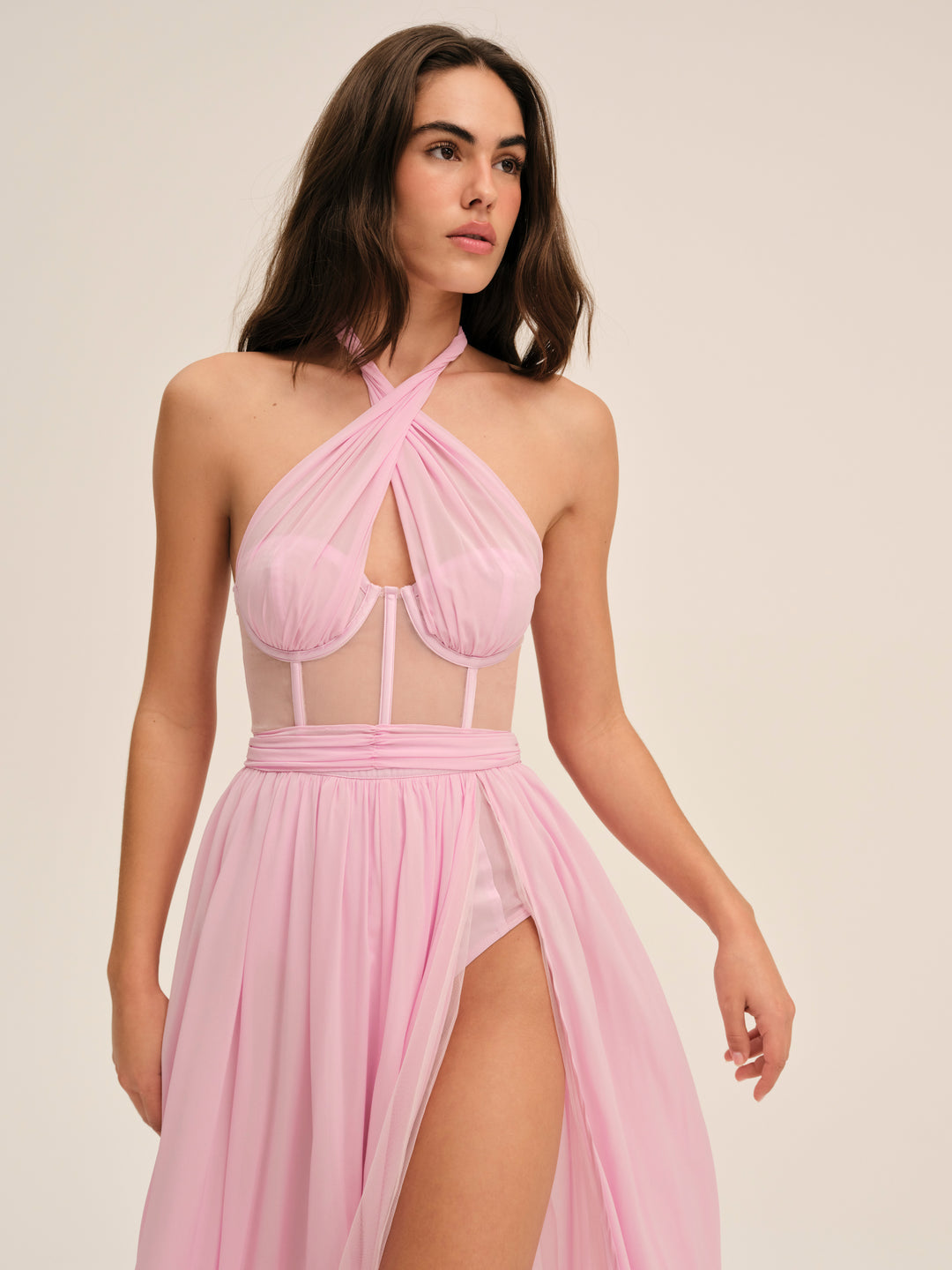 Women Anya Gown - Pink