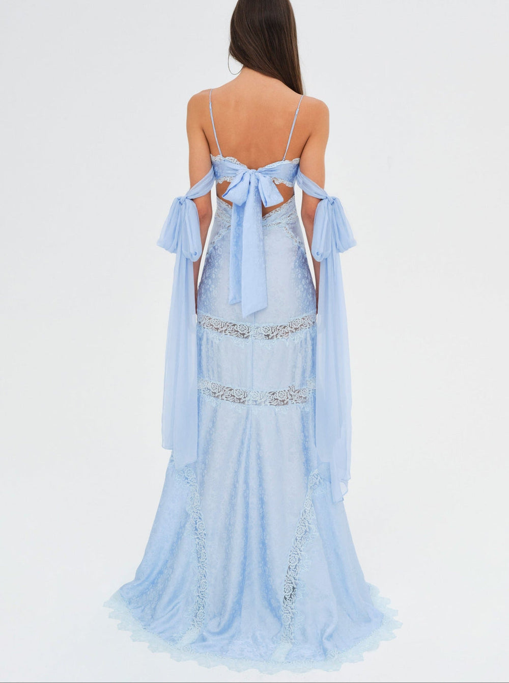 Women Rita Lace Gown - Blue