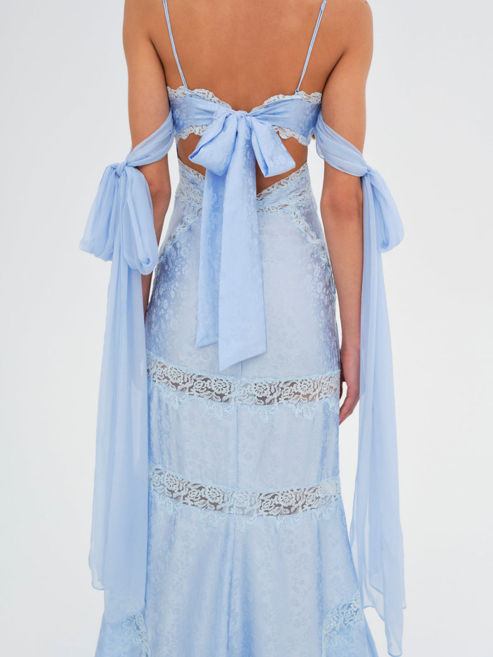 Women Rita Lace Gown - Blue