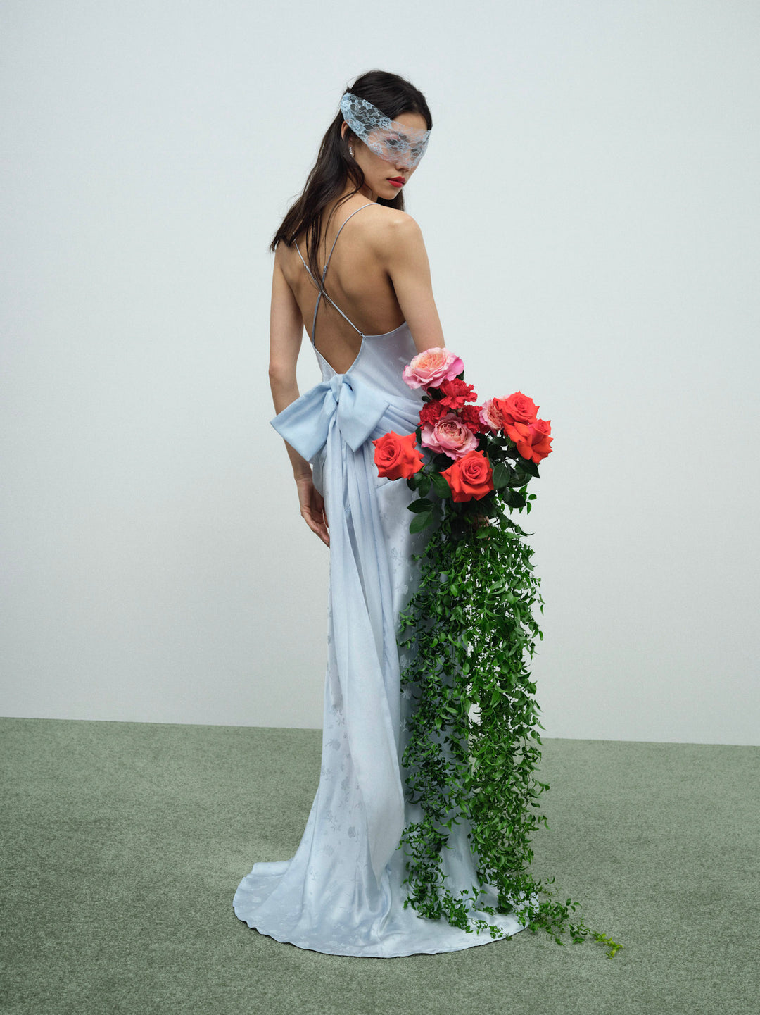 Women Daisy Gown - Baby Blue