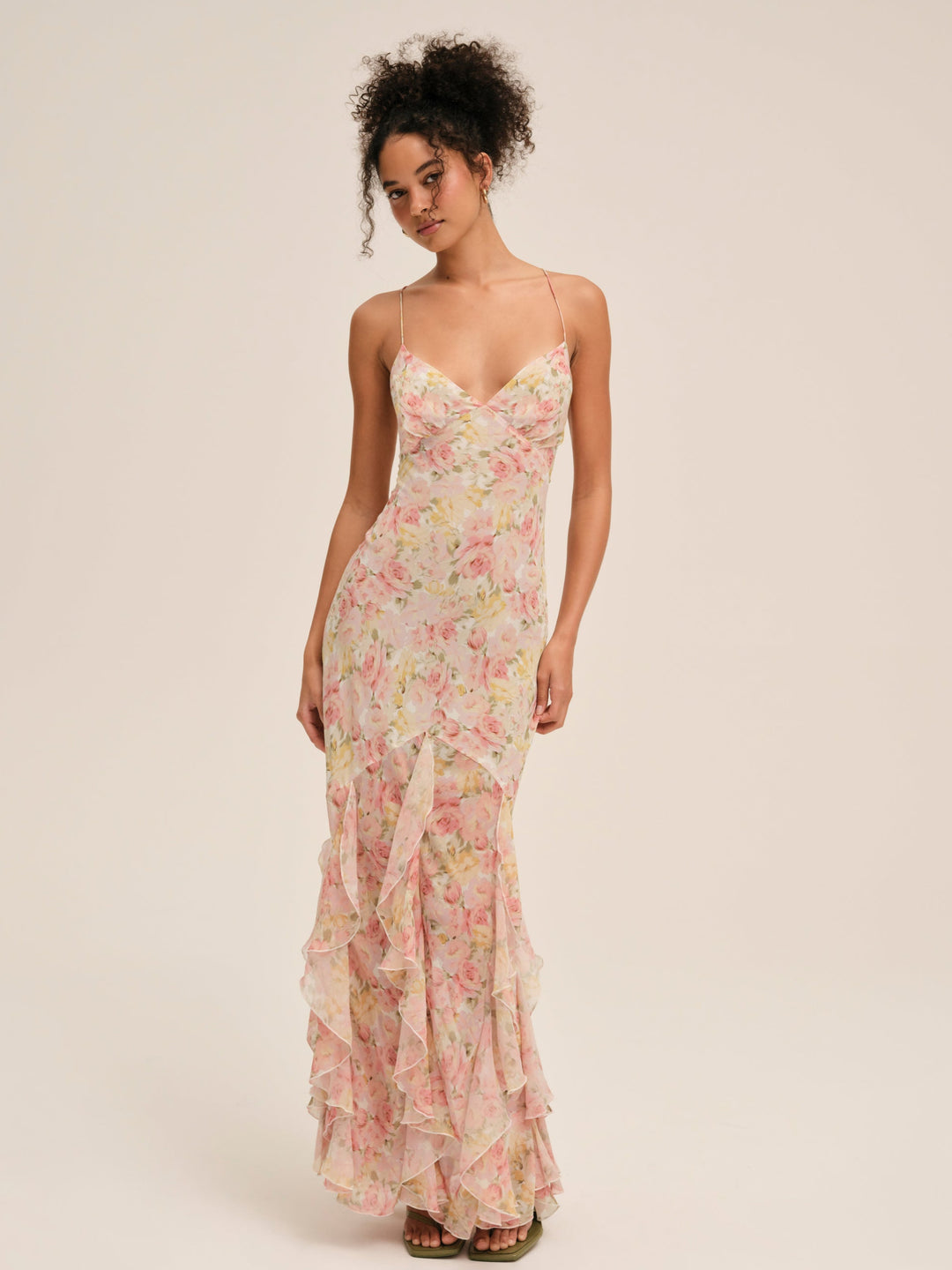 Women Elea Maxi Dress - Peach