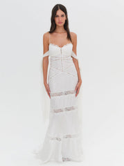 Women Rita Lace Gown - Ivory