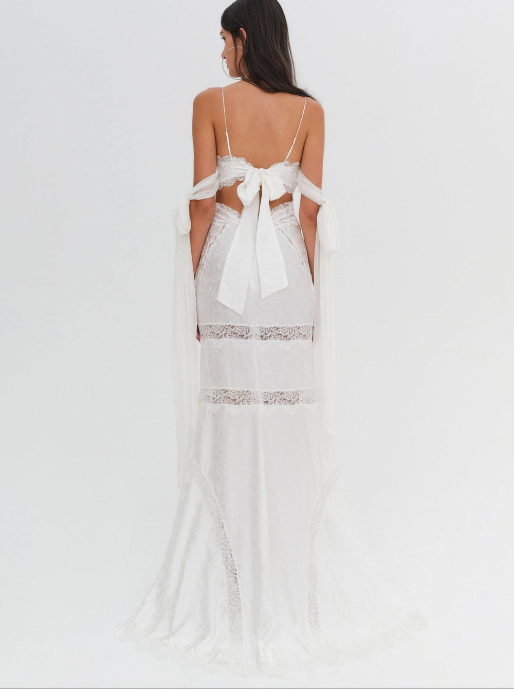 Women Rita Lace Gown - Ivory