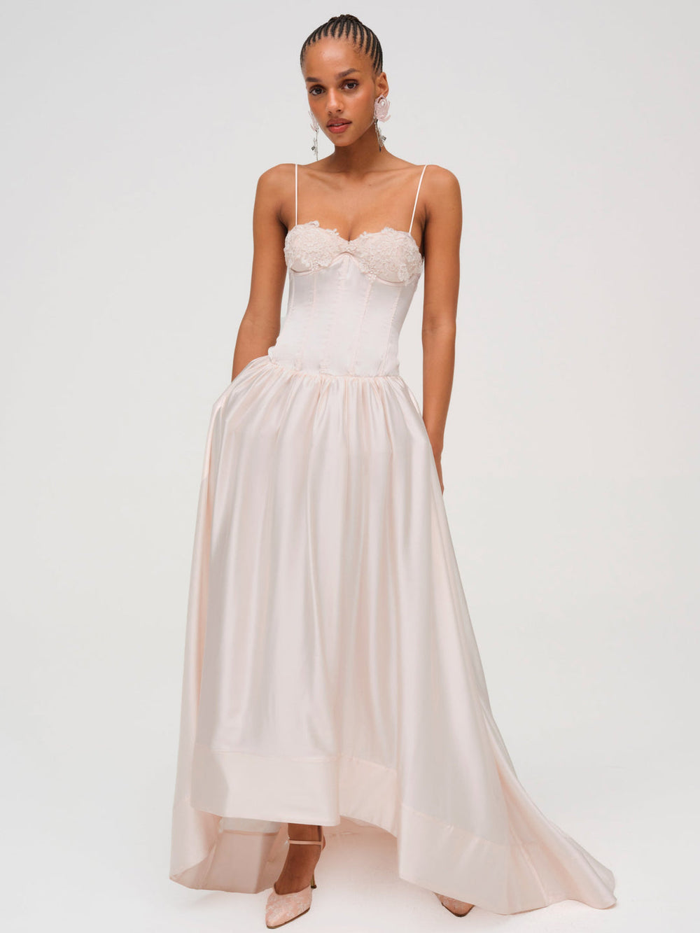 Women Nara Gown - Pink
