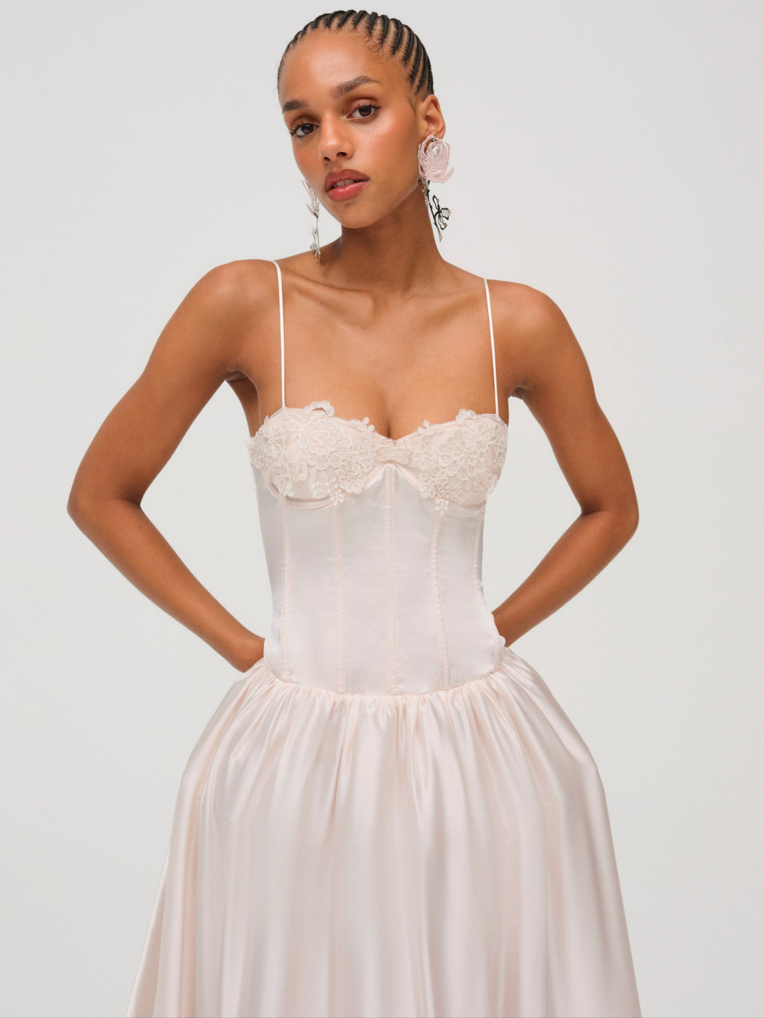 Women Nara Gown - Pink
