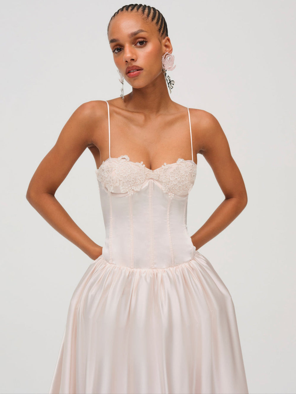 Women Nara Gown - Pink