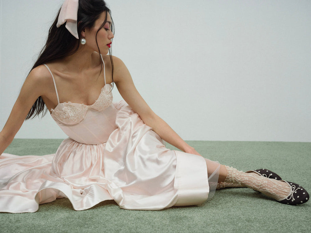 Women Nara Gown - Pink