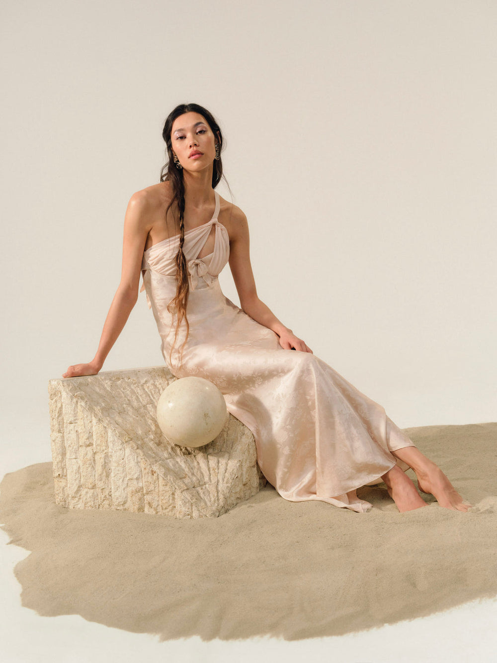 Women Raspberry Rose Gown - Pink