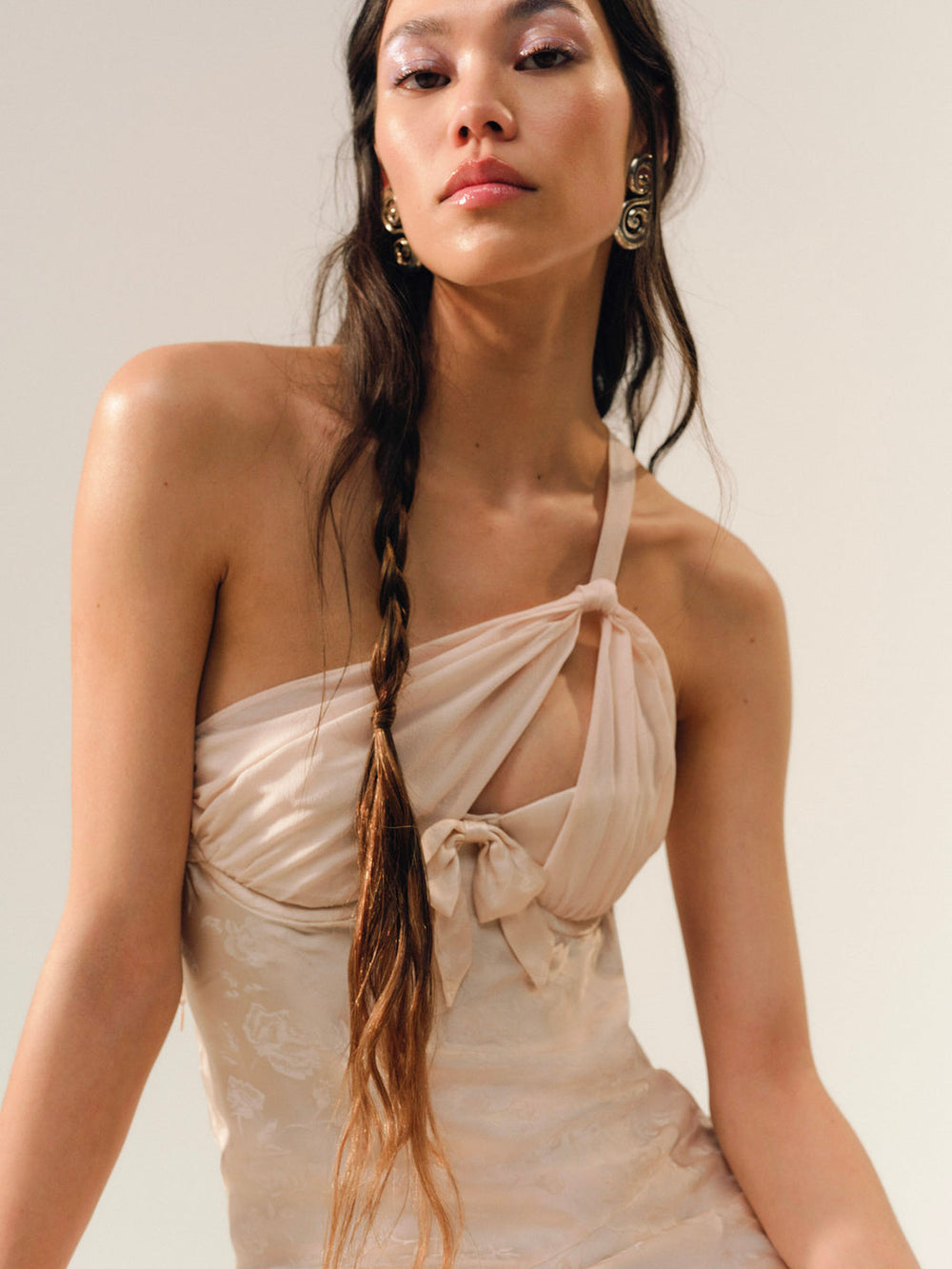 Women Raspberry Rose Gown - Pink