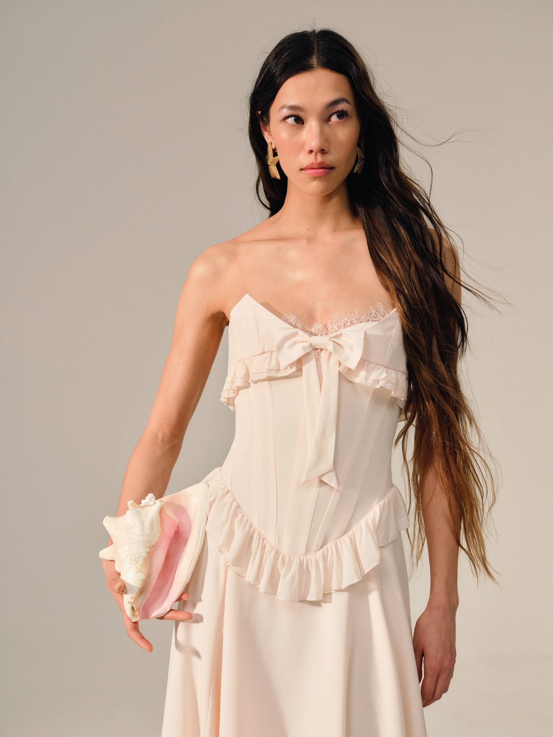 Women Harmony Maxi Dress - Peach