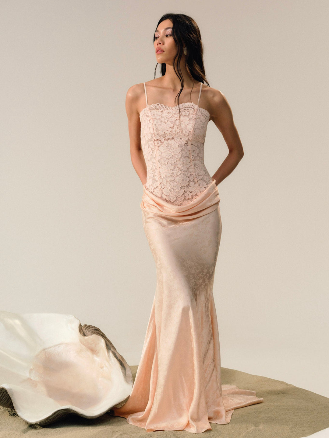 Women Karissa Gown - Peach