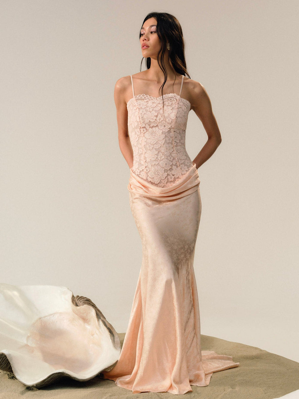 Women Karissa Gown - Peach
