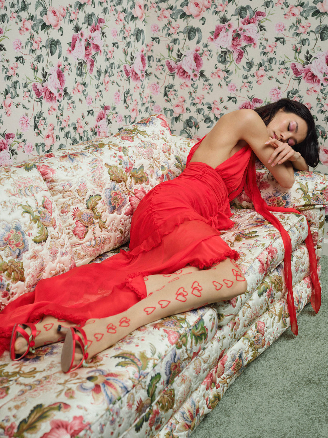 Women Kayta Gown - Red