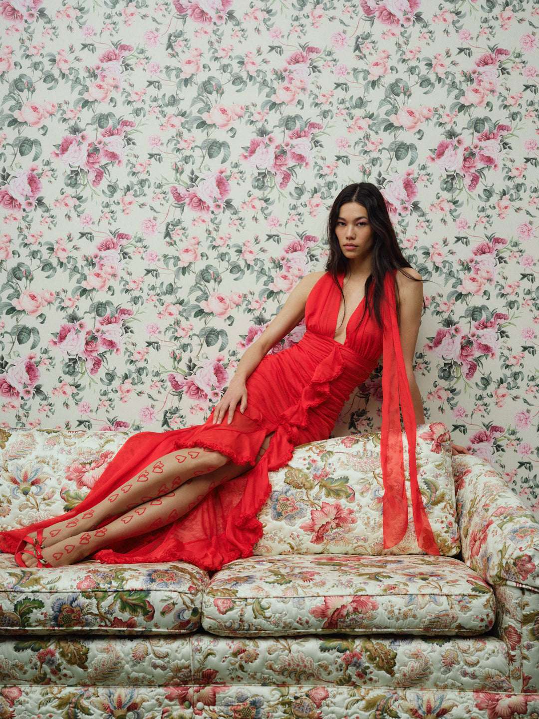 Women Kayta Gown - Red