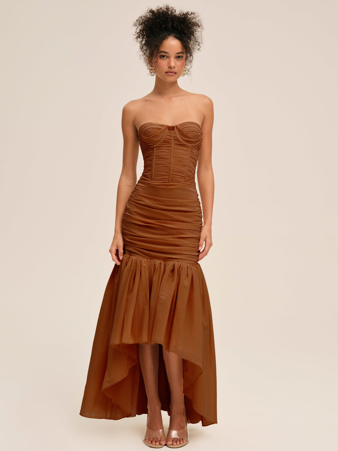 Women Serafina Gown - Brown